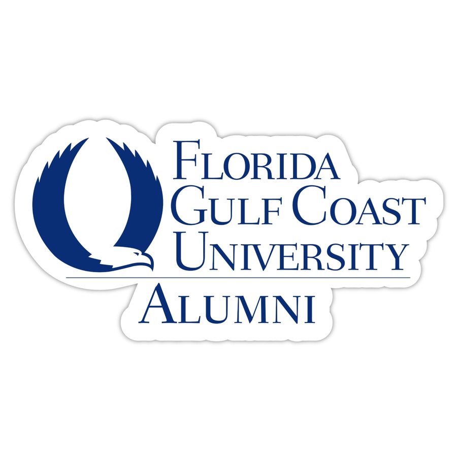 Florida Gulf Coast Eagles 4-Inch Alumni 4-Pack NCAA Vinyl Sticker - Durable School Spirit Decal Image 1