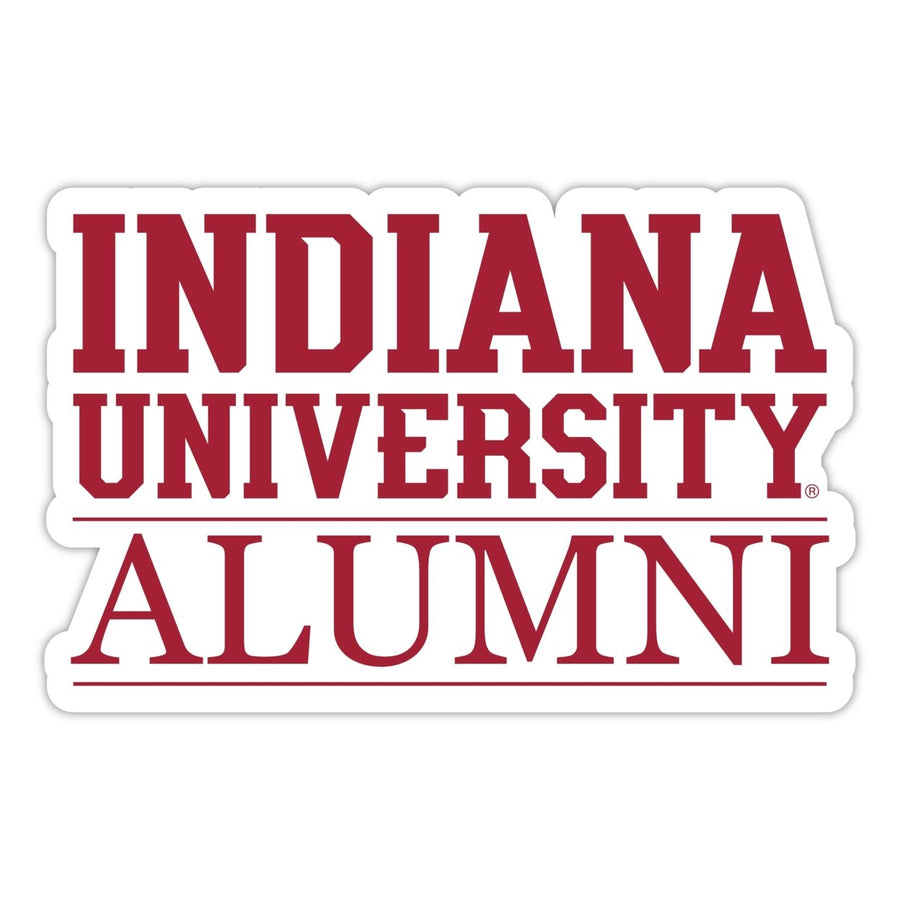 Indiana Hoosiers 4-Inch Alumni NCAA Vinyl Sticker - Durable School Spirit Decal Image 1