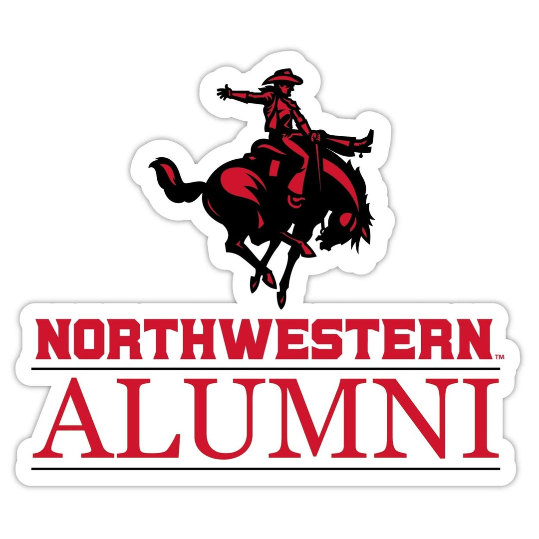 Northwestern Oklahoma State University Alumni 4" Sticker - (4 Pack) Image 1