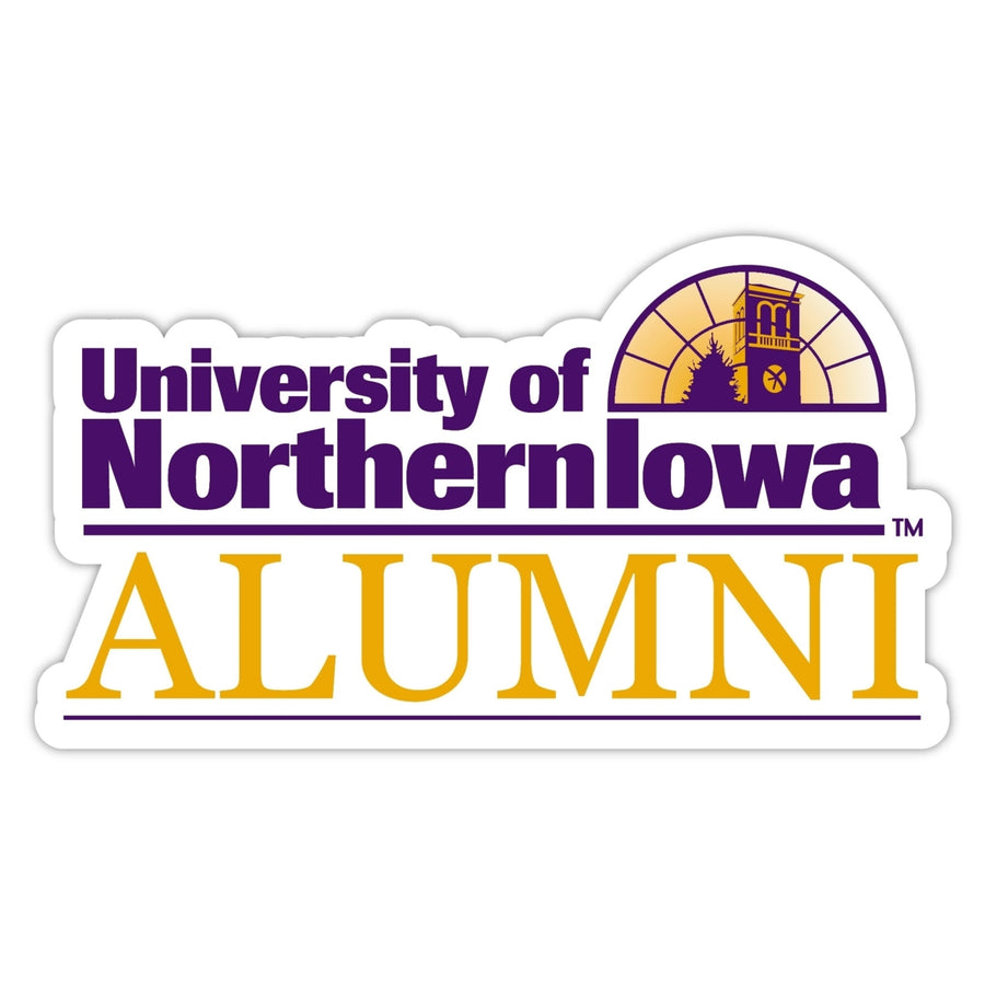 Northern Iowa Panthers 4-Inch Alumni 4-Pack NCAA Vinyl Sticker - Durable School Spirit Decal Image 1