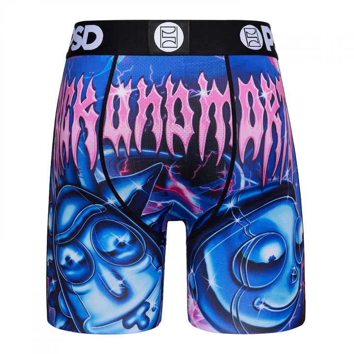 Rick And Morty Metal Album PSD Boxer Briefs Image 2