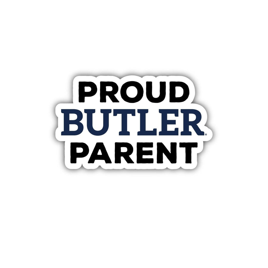 Butler Bulldogs 4-Inch Proud Parent NCAA Vinyl Sticker - Durable School Spirit Decal Image 1