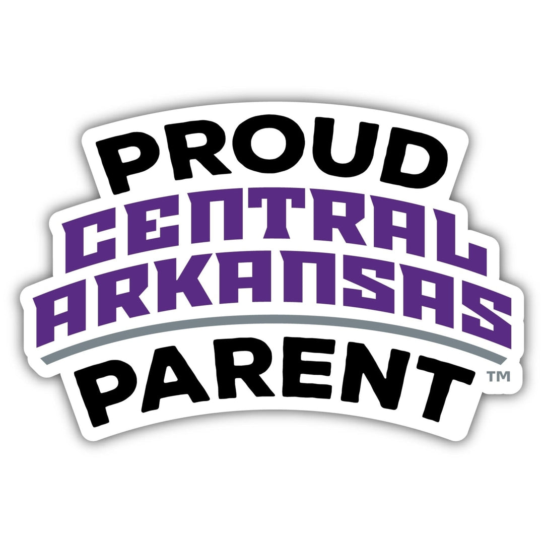 Central Arkansas Bears Proud Parent 4" Sticker Image 1