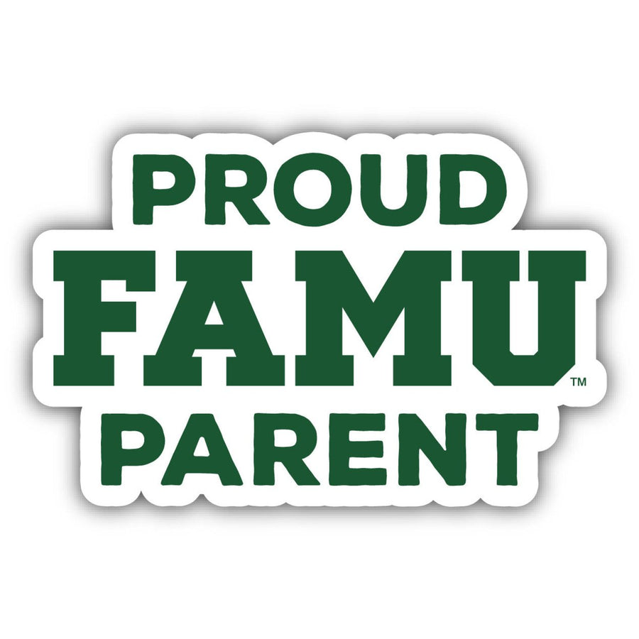 Florida AandM Rattlers 4-Inch Proud Parent NCAA Vinyl Sticker - Durable School Spirit Decal Image 1