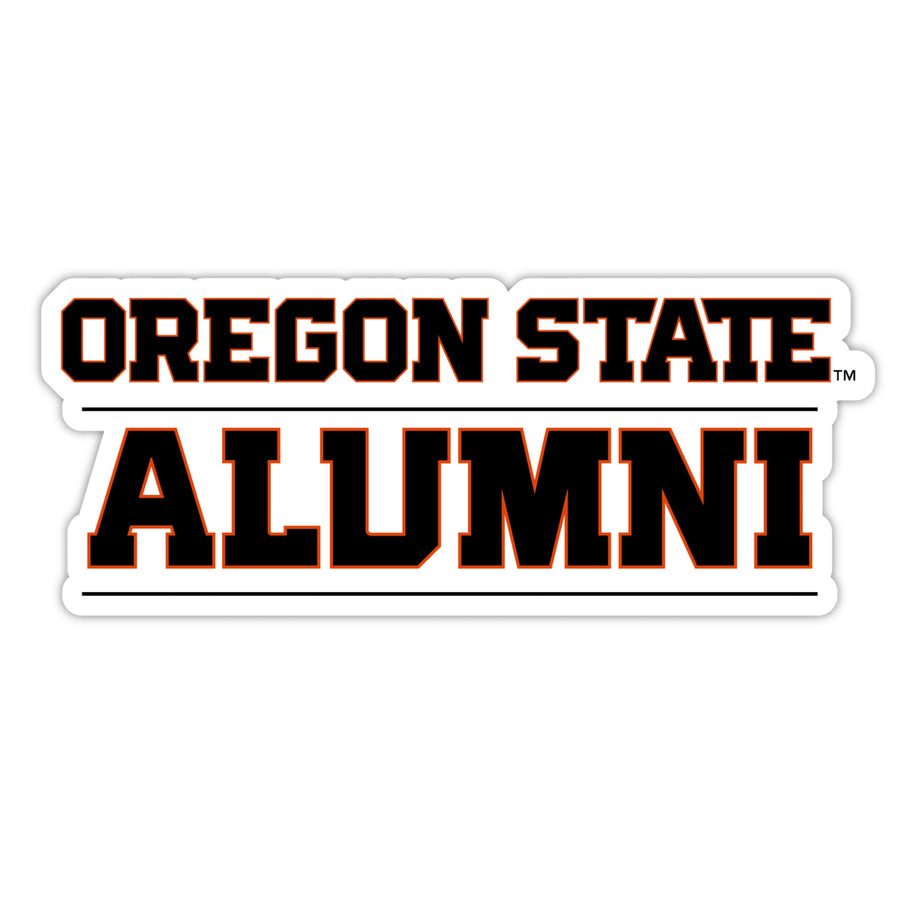 Oregon State Beavers 4-Inch Alumni 4-Pack NCAA Vinyl Sticker - Durable School Spirit Decal Image 1