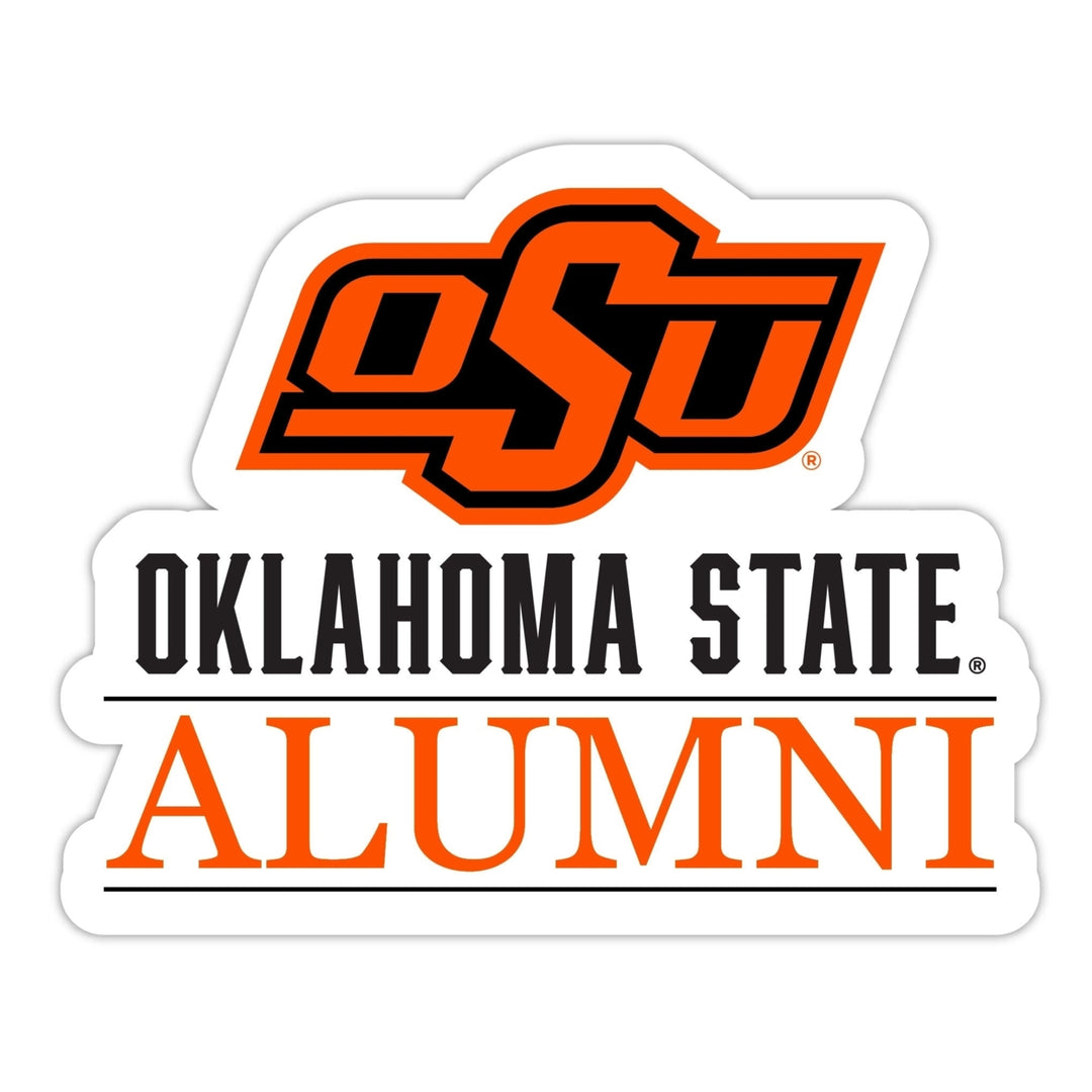 Oklahoma State Cowboys 4-Inch Alumni 4-Pack NCAA Vinyl Sticker - Durable School Spirit Decal Image 1