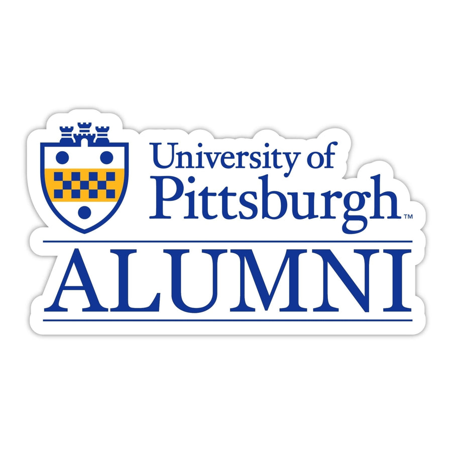 Pittsburgh Panthers 4-Inch Alumni 4-Pack NCAA Vinyl Sticker - Durable School Spirit Decal Image 1