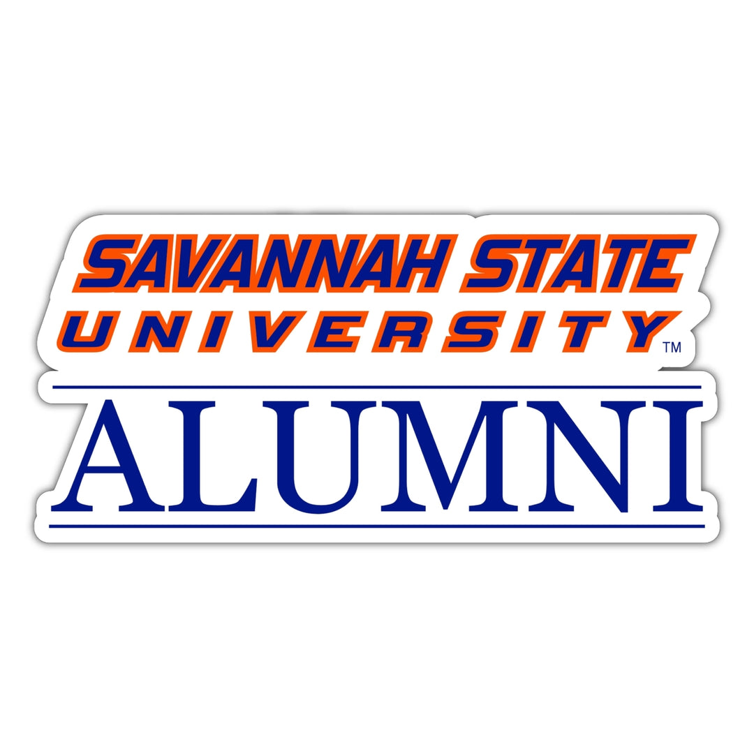 Savannah State University 4-Inch Alumni NCAA Vinyl Sticker - Durable School Spirit Decal Image 1