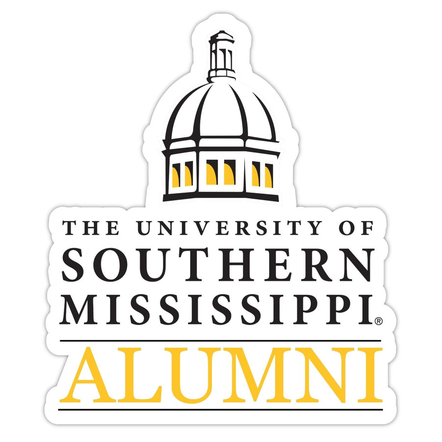 Southern Mississippi Golden Eagles Alumni 4" Sticker - (4 Pack) Image 1