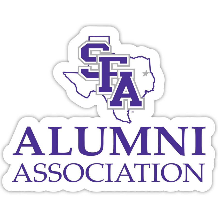 Stephen F. Austin State University 4-Inch Alumni 4-Pack NCAA Vinyl Sticker - Durable School Spirit Decal Image 1