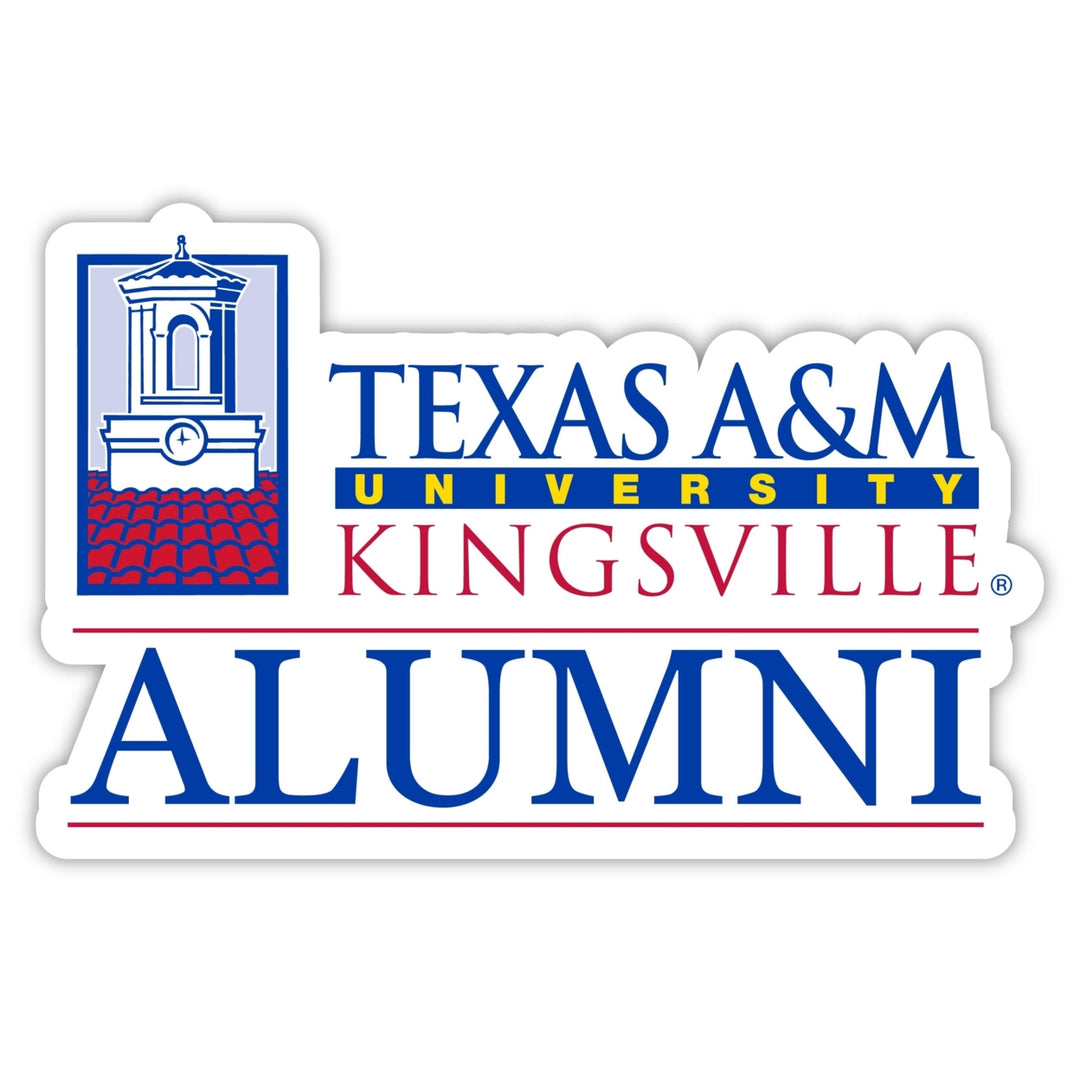 Texas AandM Kingsville Javelinas 4-Inch Alumni 4-Pack NCAA Vinyl Sticker - Durable School Spirit Decal Image 1