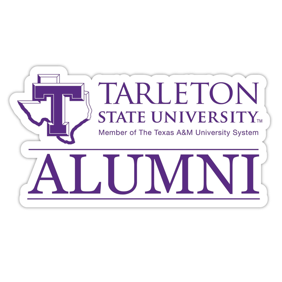 Tarleton State University 4-Inch Alumni 4-Pack NCAA Vinyl Sticker - Durable School Spirit Decal Image 1