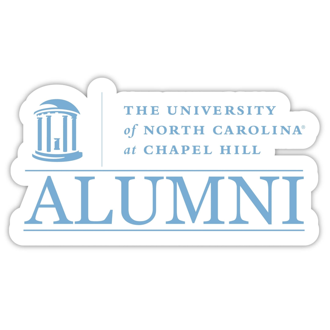 UNC Tar Heels 4-Inch Alumni 4-Pack NCAA Vinyl Sticker - Durable School Spirit Decal Image 1