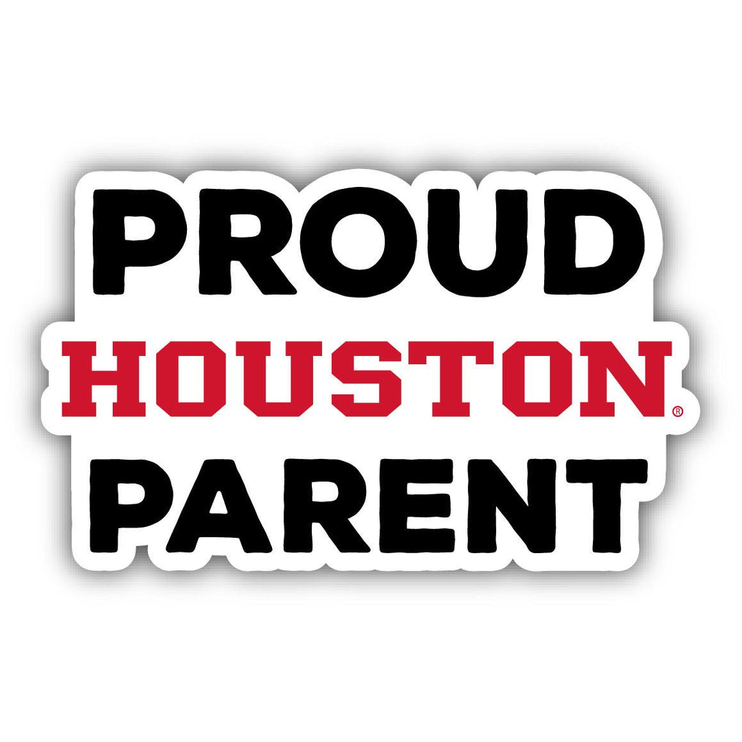 University of Houston Proud Parent 4" Sticker Image 1