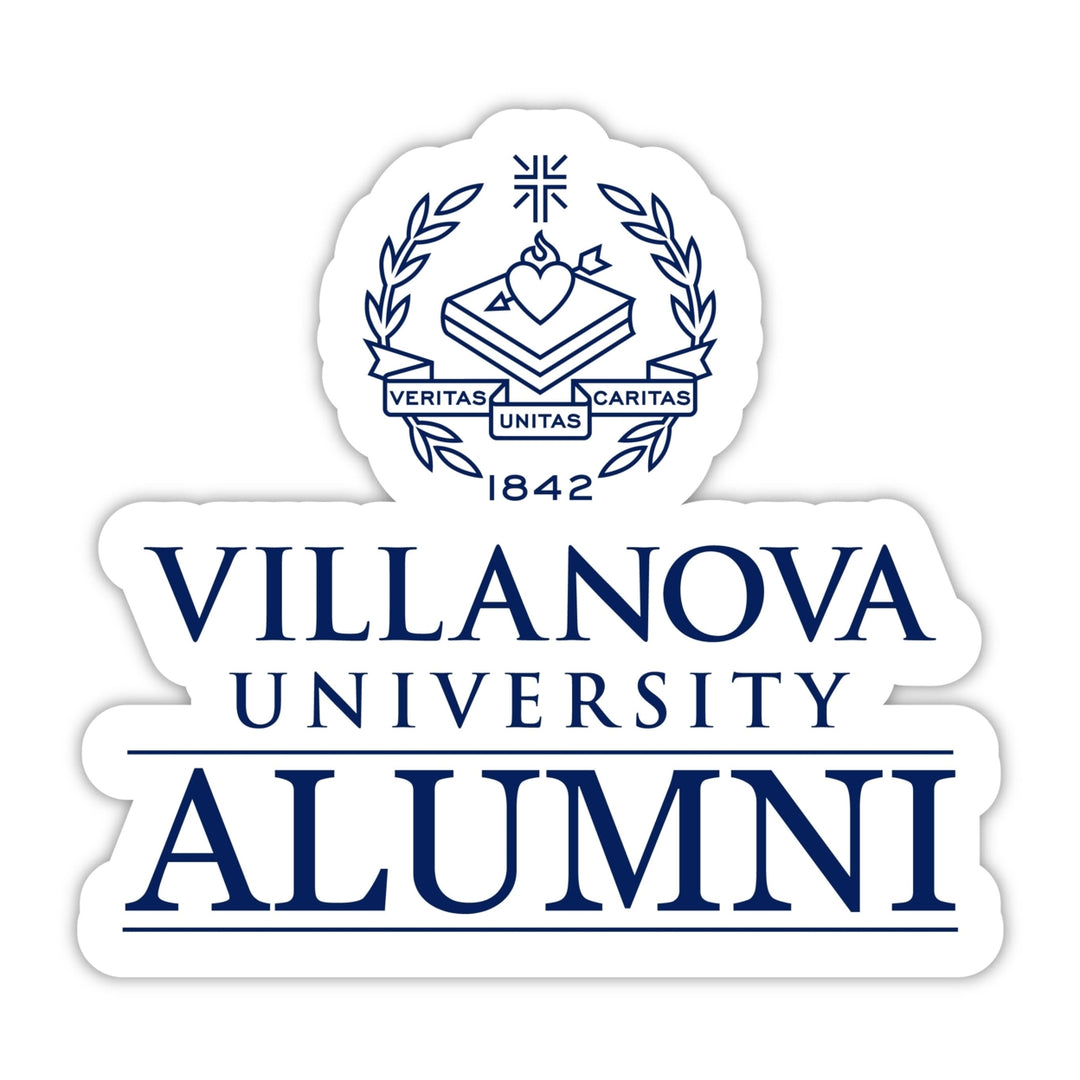 Villanova Wildcats 4-Inch Alumni 4-Pack NCAA Vinyl Sticker - Durable School Spirit Decal Image 1