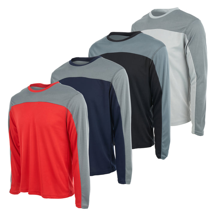 DARESAY Mens Thermal Long Sleeve Shirt 4 PACK Image 6