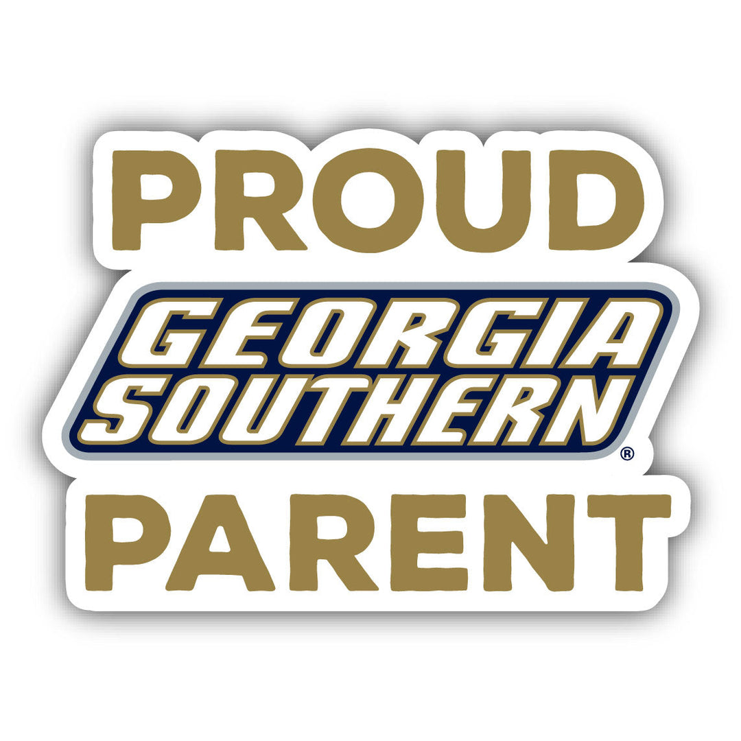 Georgia Southern Eagles 4-Inch Proud Parent 4-Pack NCAA Vinyl Sticker - Durable School Spirit Decal Image 1