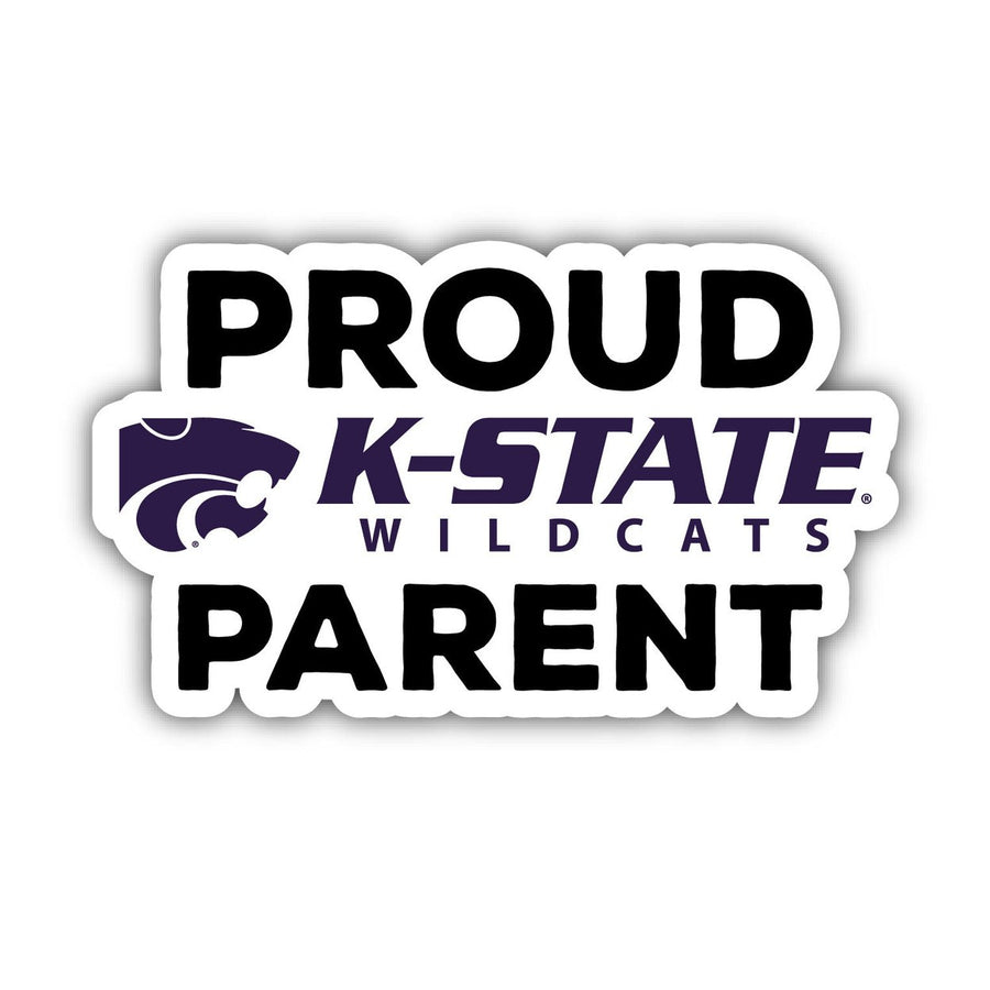 Kansas State Wildcats 4-Inch Proud Parent NCAA Vinyl Sticker - Durable School Spirit Decal Image 1