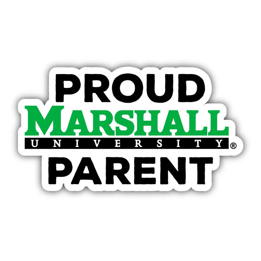 Marshall Thundering Herd 4-Inch Proud Parent NCAA Vinyl Sticker - Durable School Spirit Decal Image 1