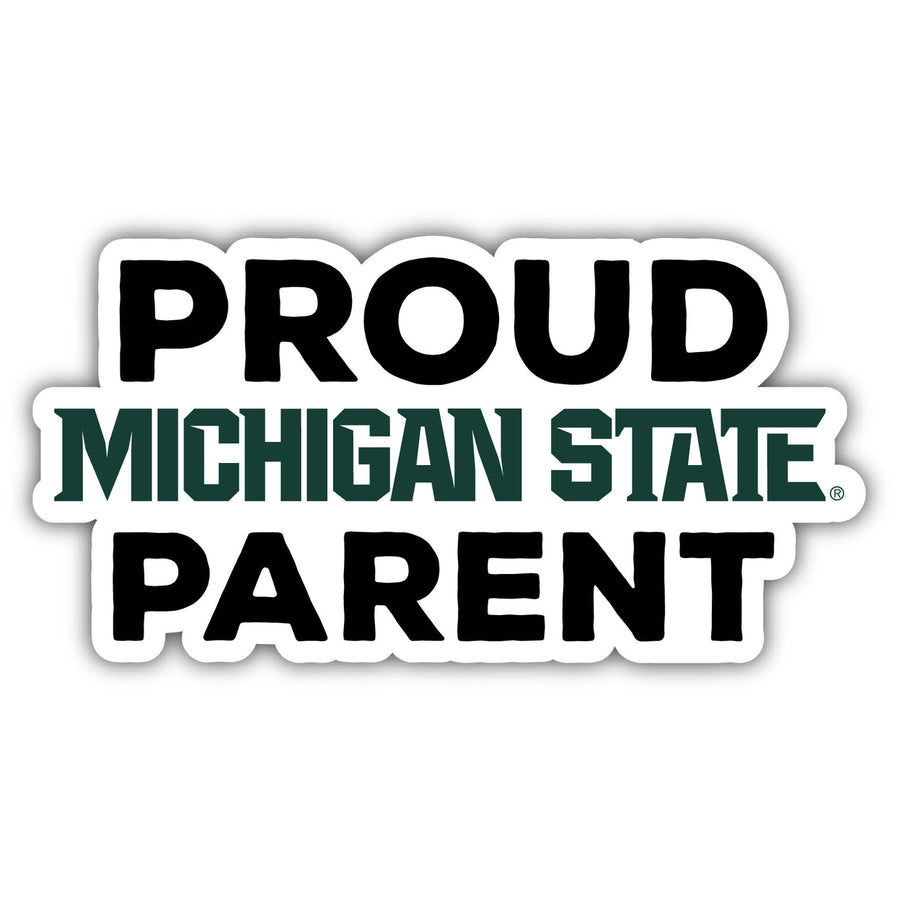 Michigan State Spartans 4-Inch Proud Parent NCAA Vinyl Sticker - Durable School Spirit Decal Image 1