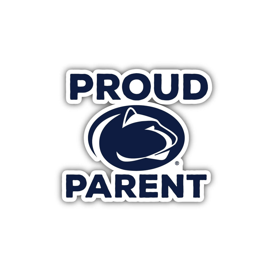 Penn State Nittany Lions 4-Inch Proud Parent 4-Pack NCAA Vinyl Sticker - Durable School Spirit Decal Image 1