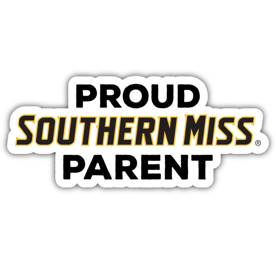 Southern Mississippi Golden Eagles Proud Parent 4" Sticker Image 1