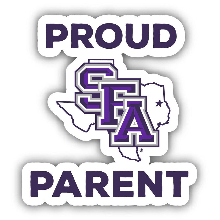 Stephen F. Austin State University 4-Inch Proud Parent NCAA Vinyl Sticker - Durable School Spirit Decal Image 1