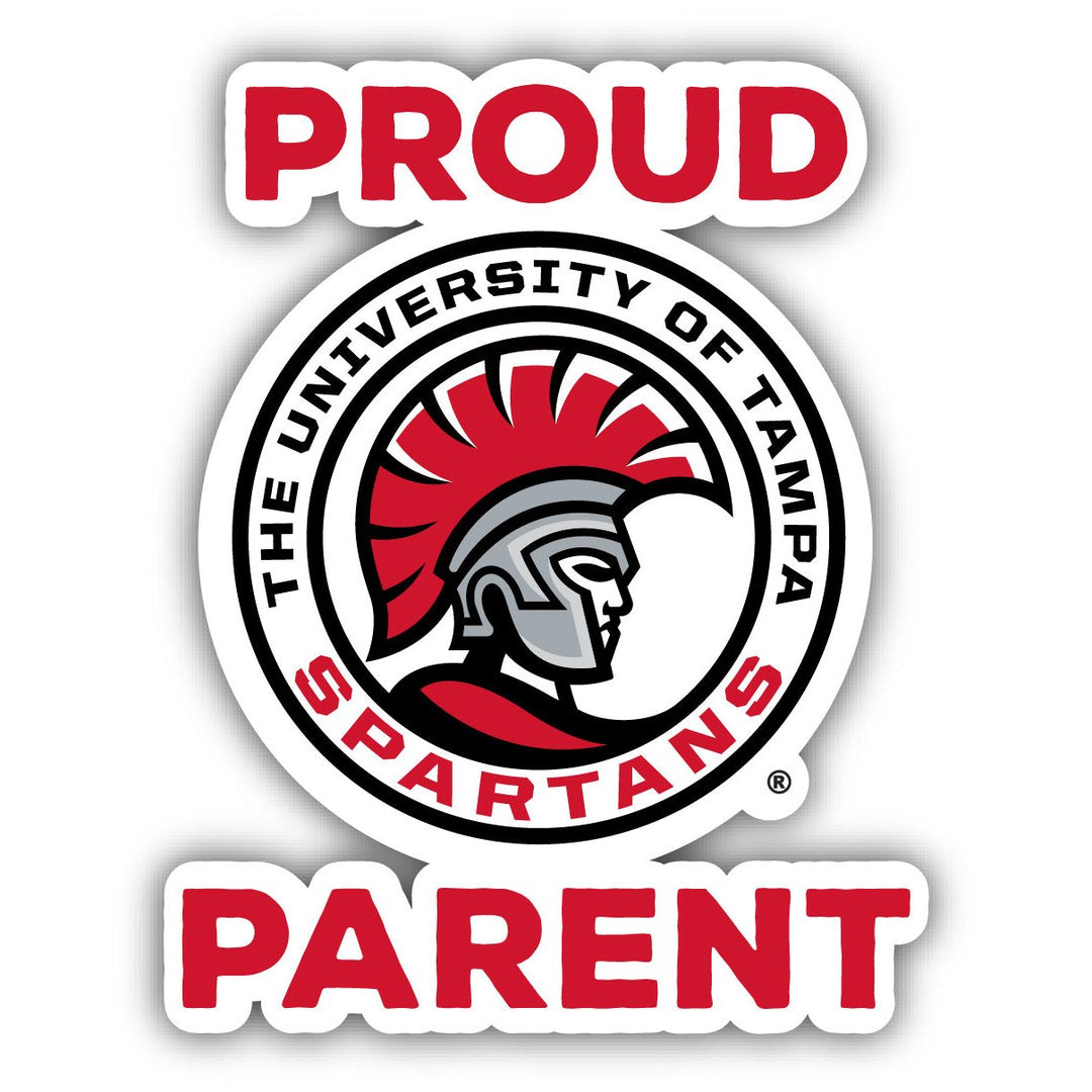 University of Tampa Spartans Proud Parent 4" Sticker Image 1
