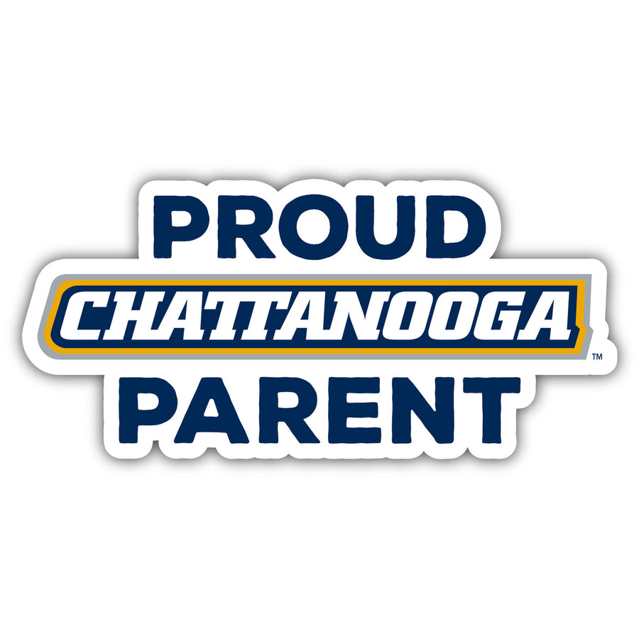 University of Tennessee at Chattanooga 4-Inch Proud Parent NCAA Vinyl Sticker - Durable School Spirit Decal Image 1