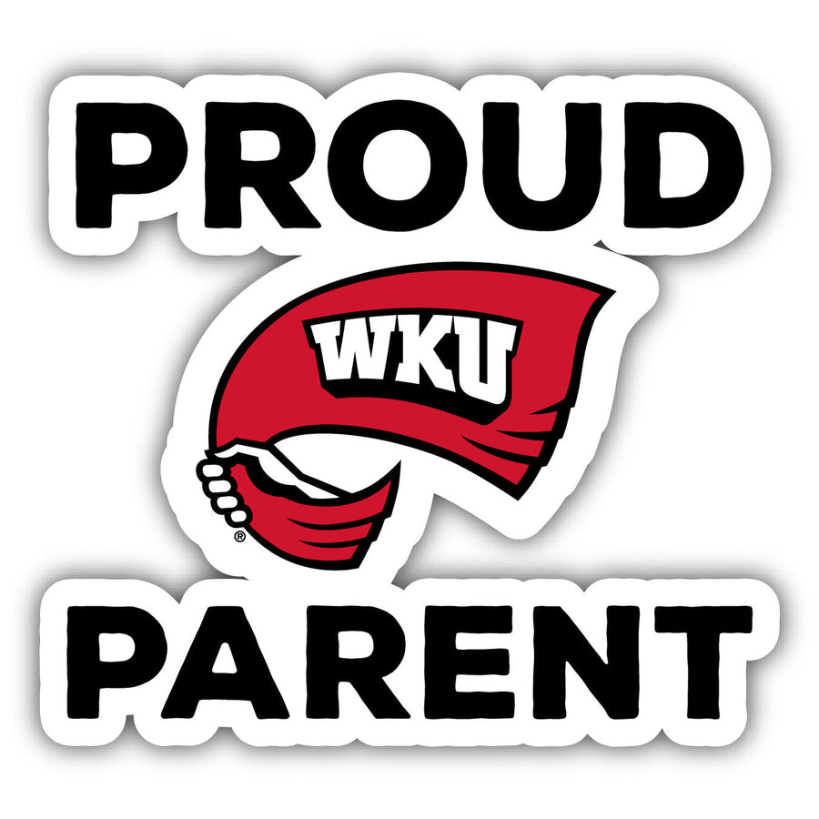 Western Kentucky Hilltoppers 4-Inch Proud Parent NCAA Vinyl Sticker - Durable School Spirit Decal Image 1