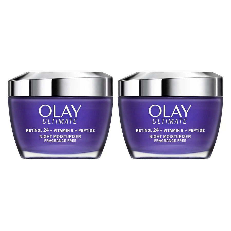 Olay Ultimate Retinol 24 + Vitamin E + Peptide Night Moisturizer (1.7 Oz 2 Pk) Image 1