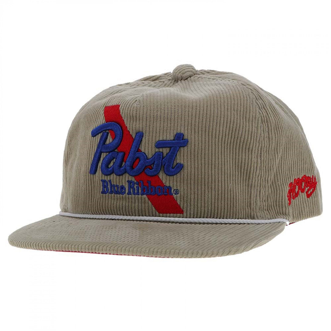 Pabst Blue Ribbon Corduroy Hybrid Bill Adjustable Hat Image 1