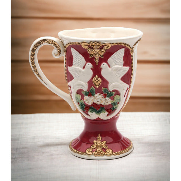 Ceramic Christmas Fantasia Mug 5.125in Holiday Image 2