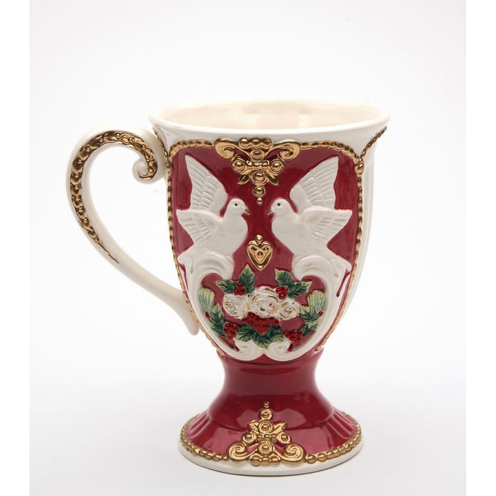 Ceramic Christmas Fantasia Mug 5.125in Holiday Image 3