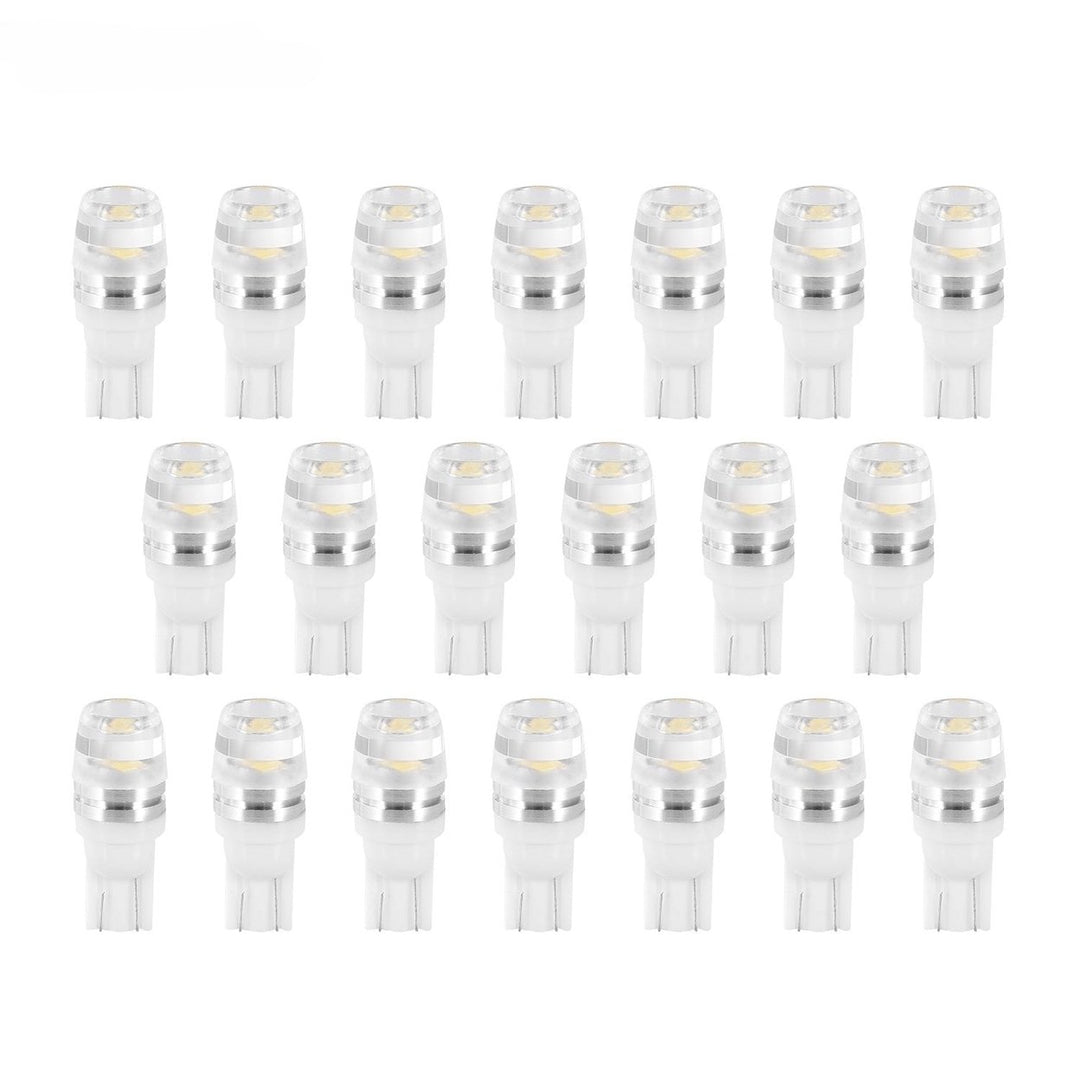 20Pcs LED Car Light Bulbs T10 2323SMD 6500K White Auto Lamps Replacement for Dome Map Door Trunk Signal License Plate Image 1