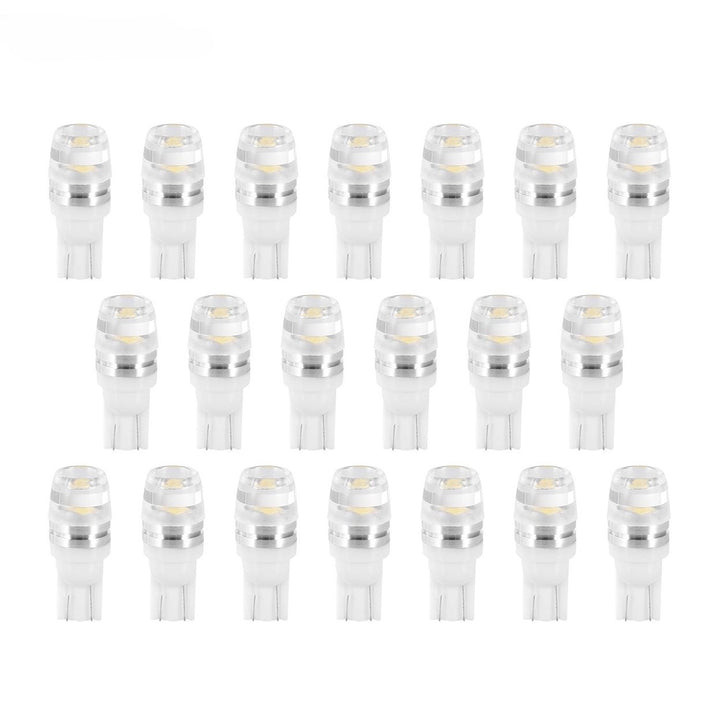 20Pcs LED Car Light Bulbs T10 2323SMD 6500K White Auto Lamps Replacement for Dome Map Door Trunk Signal License Plate Image 1