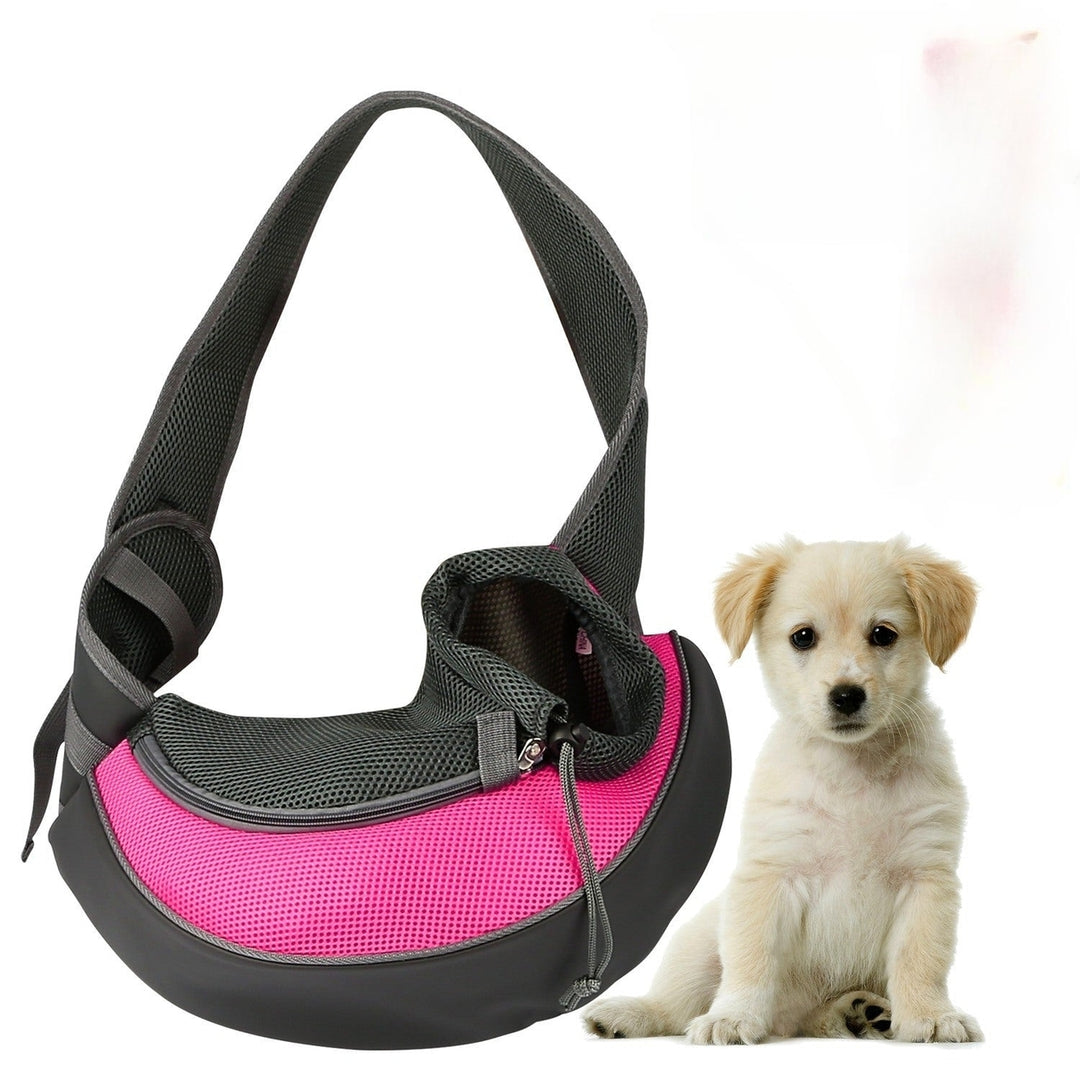 Pet Carrier for Dogs Cats Hand Free Sling Adjustable Padded Strap Tote Bag Breathable Shoulder Bag Carrying Small Dog Image 1