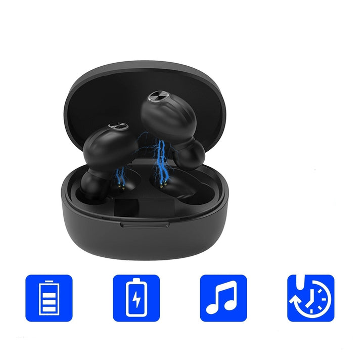 TWS Wireless 5.0 Earbuds In-Ear Stereo Headset Noise Canceling Earphone Headsets with Mic Image 1