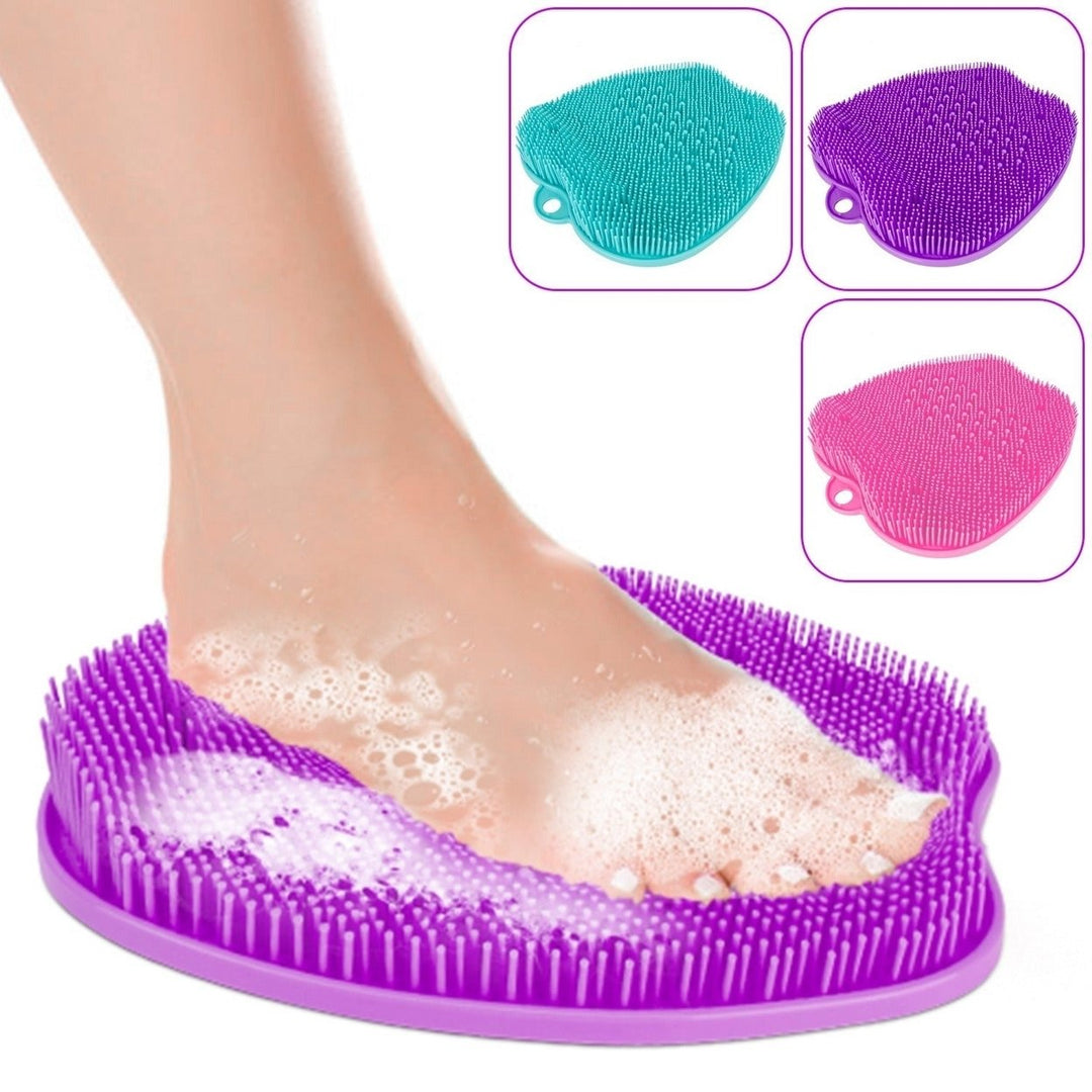 Shower Foot Scrubber Foot Massager Exfoliation Cleaner Mat Improve Foot Circulation Scrubber Foot Pain Relief Mat Image 4