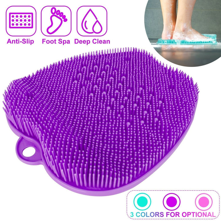 Shower Foot Scrubber Foot Massager Exfoliation Cleaner Mat Improve Foot Circulation Scrubber Foot Pain Relief Mat Image 4