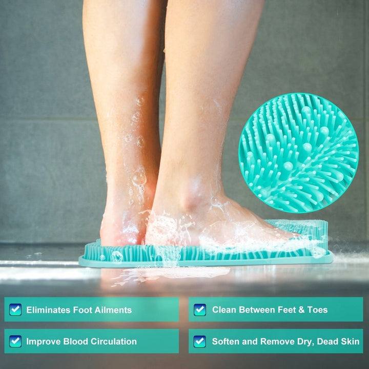 Shower Foot Scrubber Foot Massager Exfoliation Cleaner Mat Improve Foot Circulation Scrubber Foot Pain Relief Mat Image 8