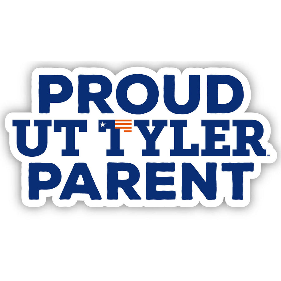 The University of Texas at Tyler Proud Parent 4" Sticker - (4 Pack) Image 1