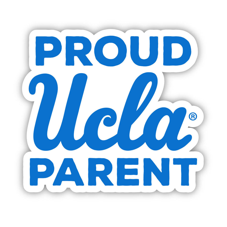 UCLA Bruins 4-Inch Proud Parent 4-Pack NCAA Vinyl Sticker - Durable School Spirit Decal Image 1