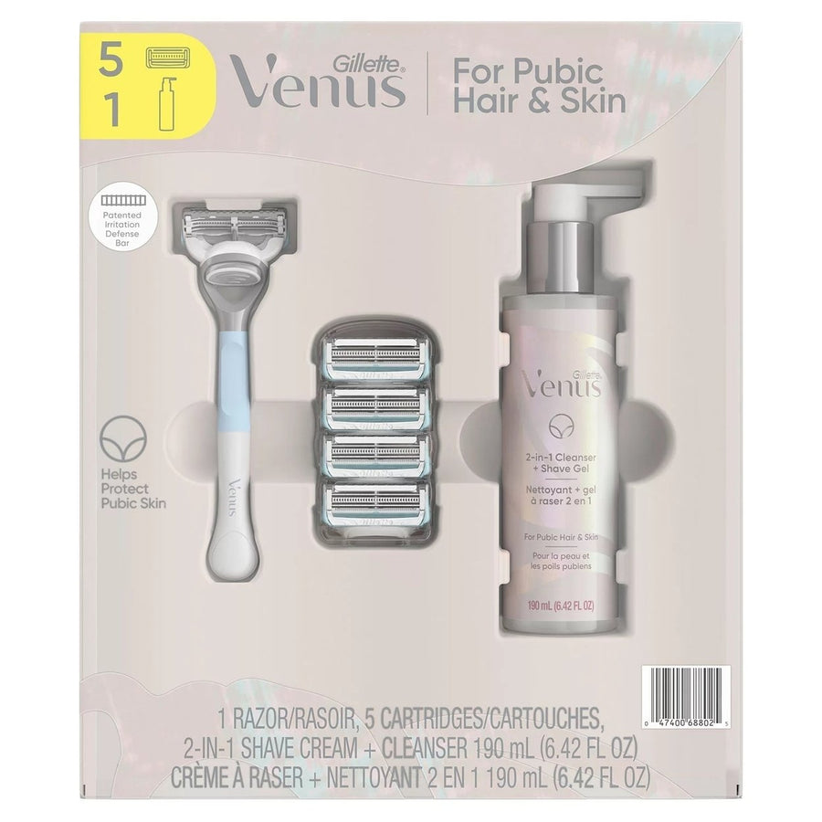 Gillette Venus for Pubic Hair and Skin Shaving Set Image 1