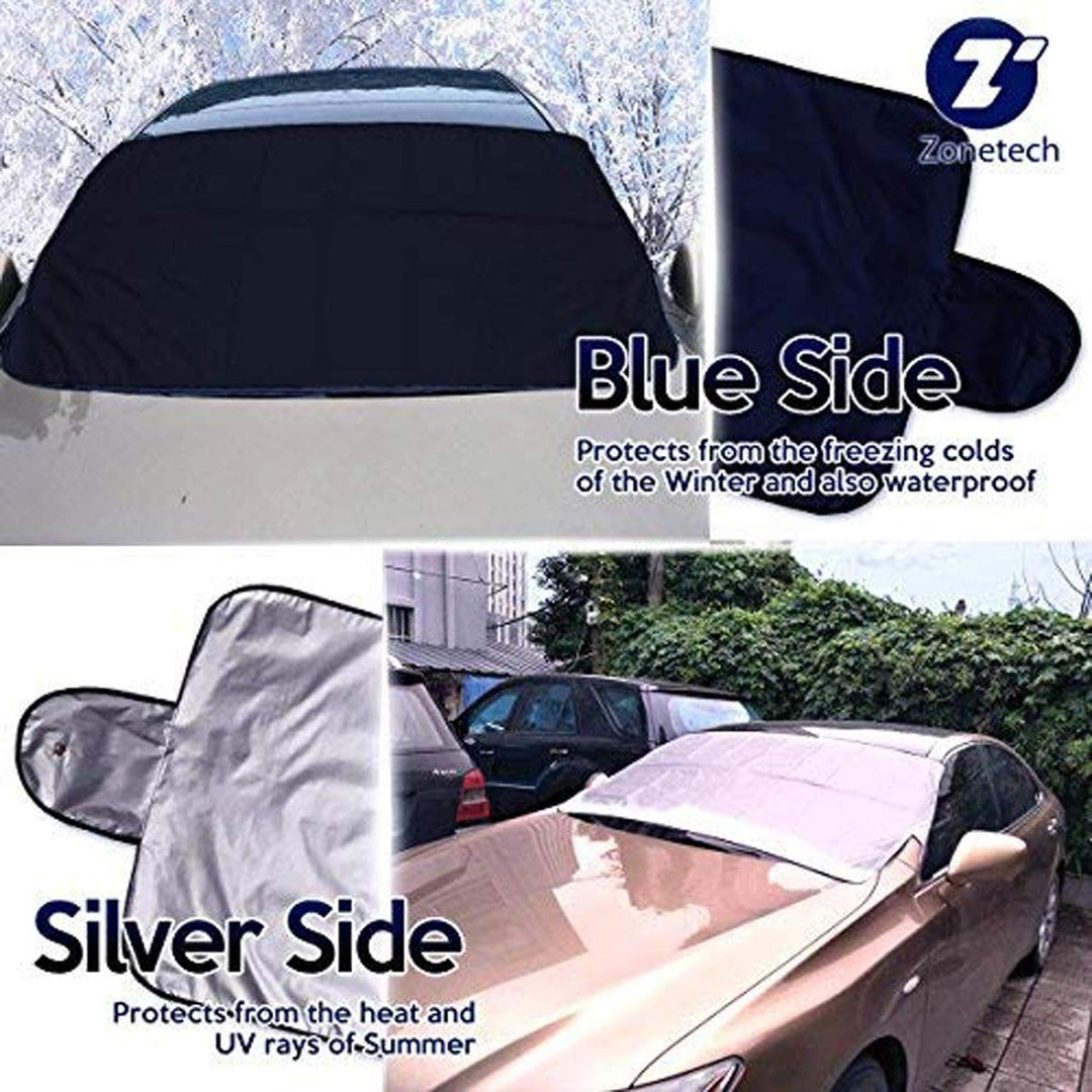 All Seasons Reversible Car Windshield Cover Image 2