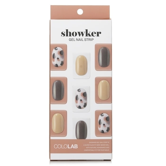 Cololab Showker Gel Nail Strip CNA202 Like A Tiger 1pcs Image 1