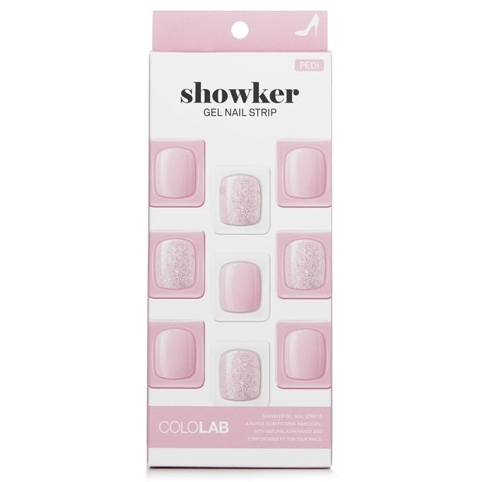 Cololab Showker Gel Nail Strip  CPG107 Romantic Tutu 1pcs Image 1