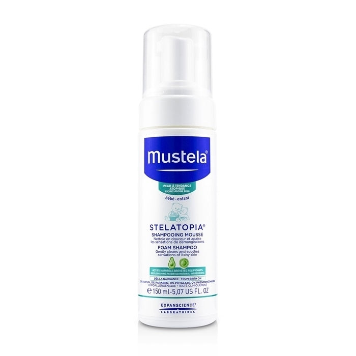 Mustela Stelatopia Foam Shampoo (Gently Cleans and Soothes Sensations of Itchy Skin) 150ml/5.07oz Image 1