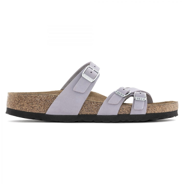 BIRKENSTOCK Womens Franca Sandal Purple Fog Nubuck Soft Footbed Regular Width 1024209 Image 3