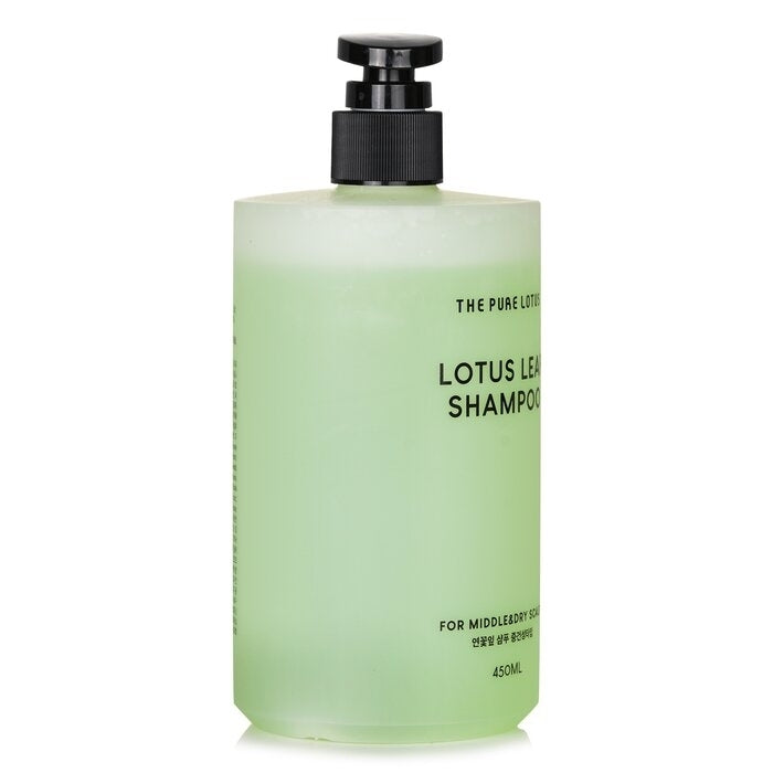 THE PURE LOTUS - Lotus Leaf Shampoo - For Middle and Dry Scalp(450ml) Image 2